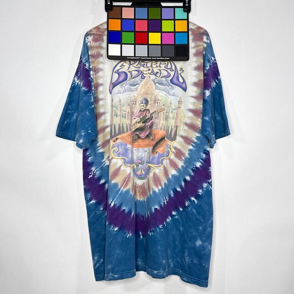 Liquid Blue Grateful Dead Snake Charmer 2001 Tie Dye T Shirt Sz XXL Blue Purple - Picture 15 of 15